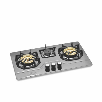 KITCHEN BUILT IN HOB #ST-3000 BRASS BURNER -BLACK
